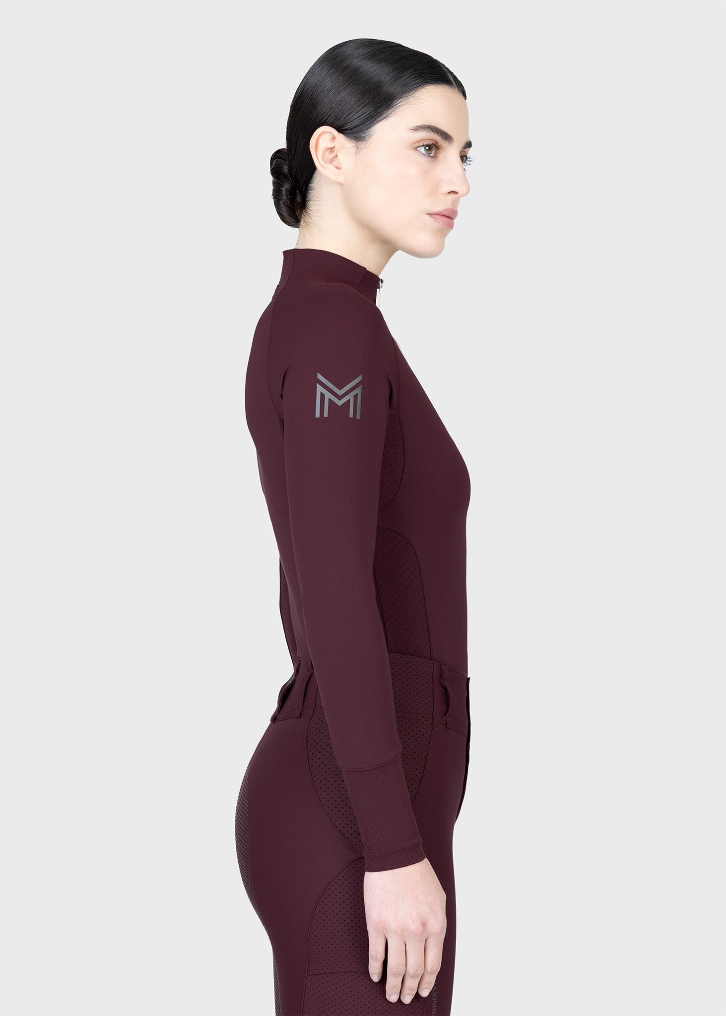 Long Sleeve Aero Base Layer - Burgundy