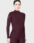 Long Sleeve Aero Base Layer - Burgundy