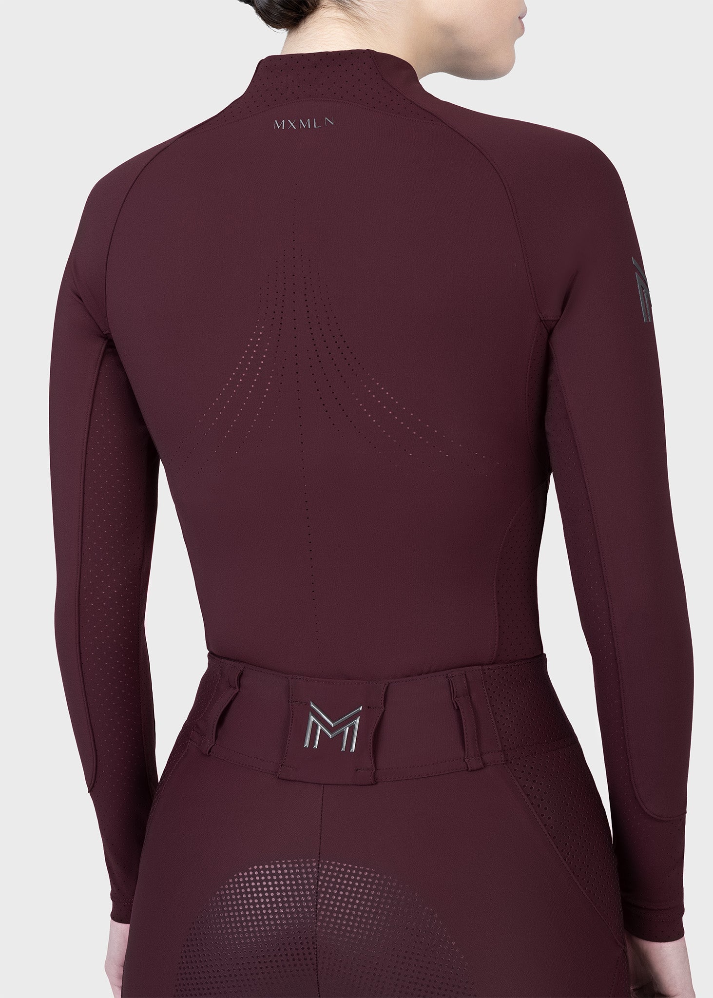 Long Sleeve Aero Base Layer - Burgundy