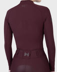 Long Sleeve Aero Base Layer - Burgundy