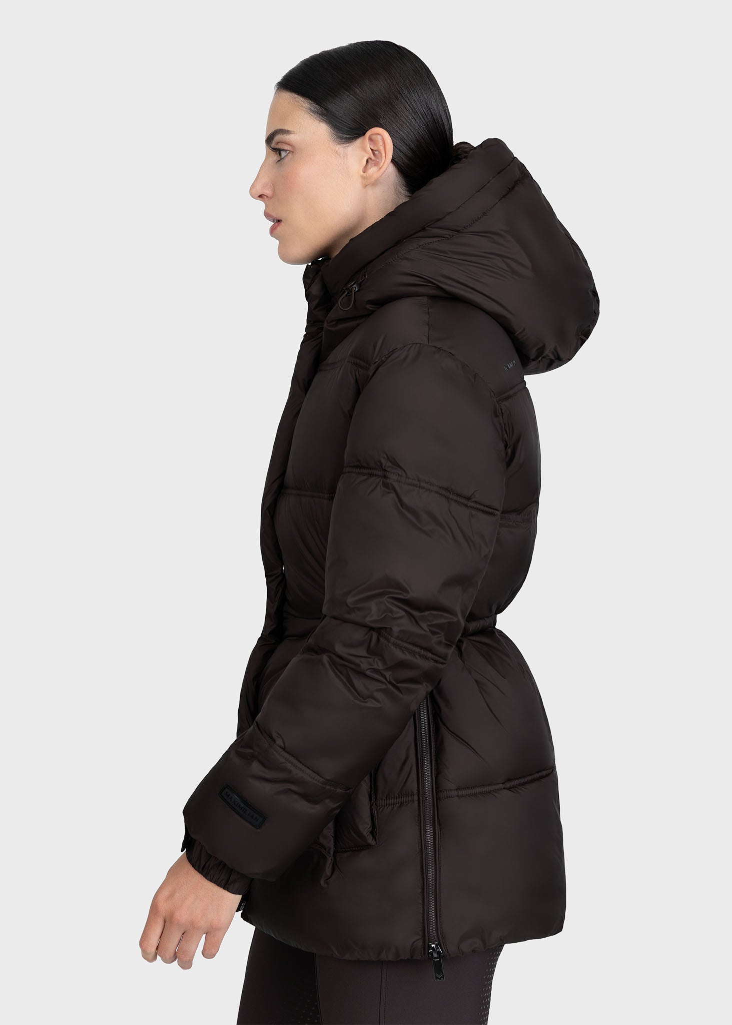 Aspen Puffer Jacket - Espresso