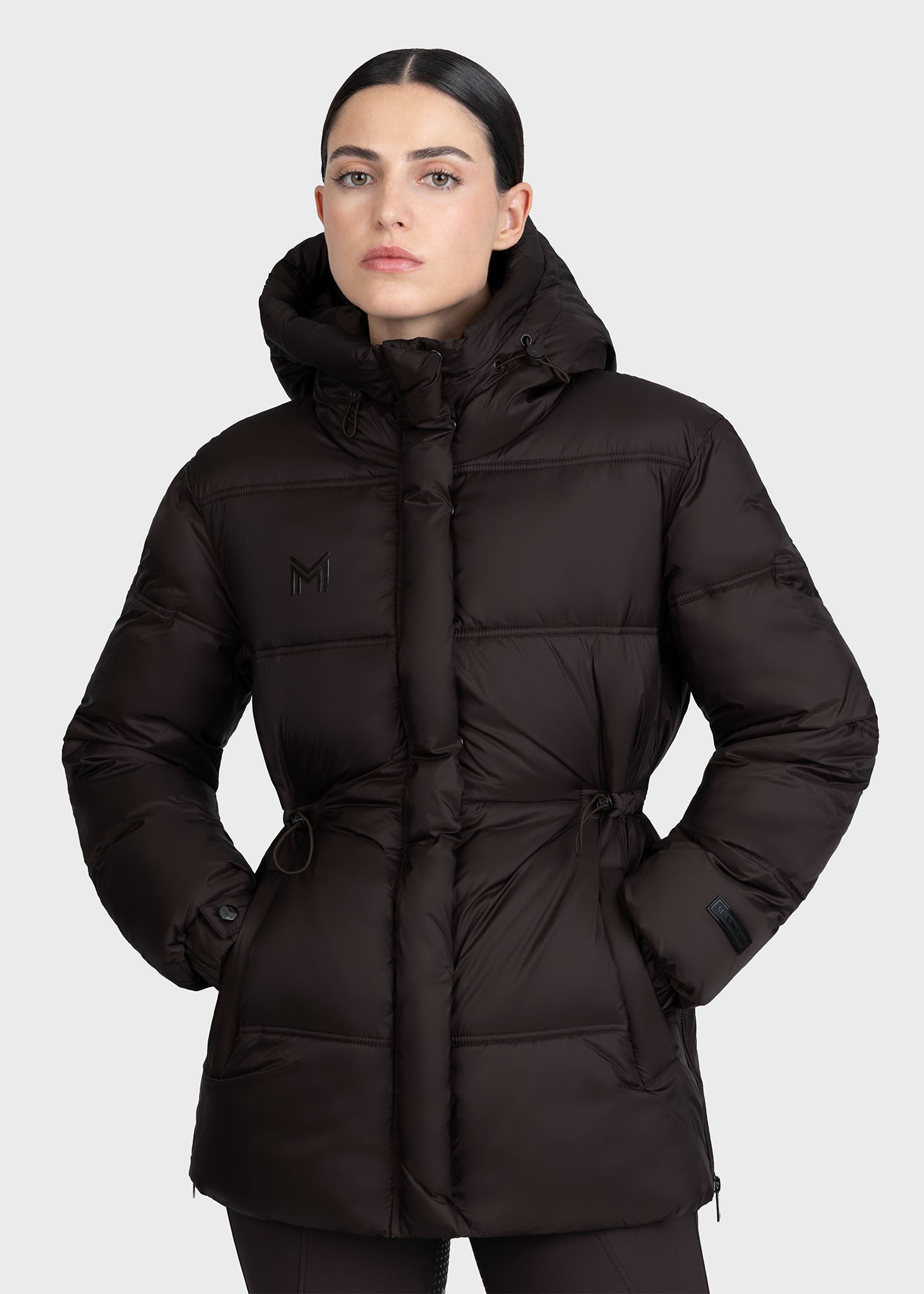 Aspen Puffer Jacket - Espresso