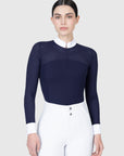 Grace Long Sleeve Show Shirt (Navy)