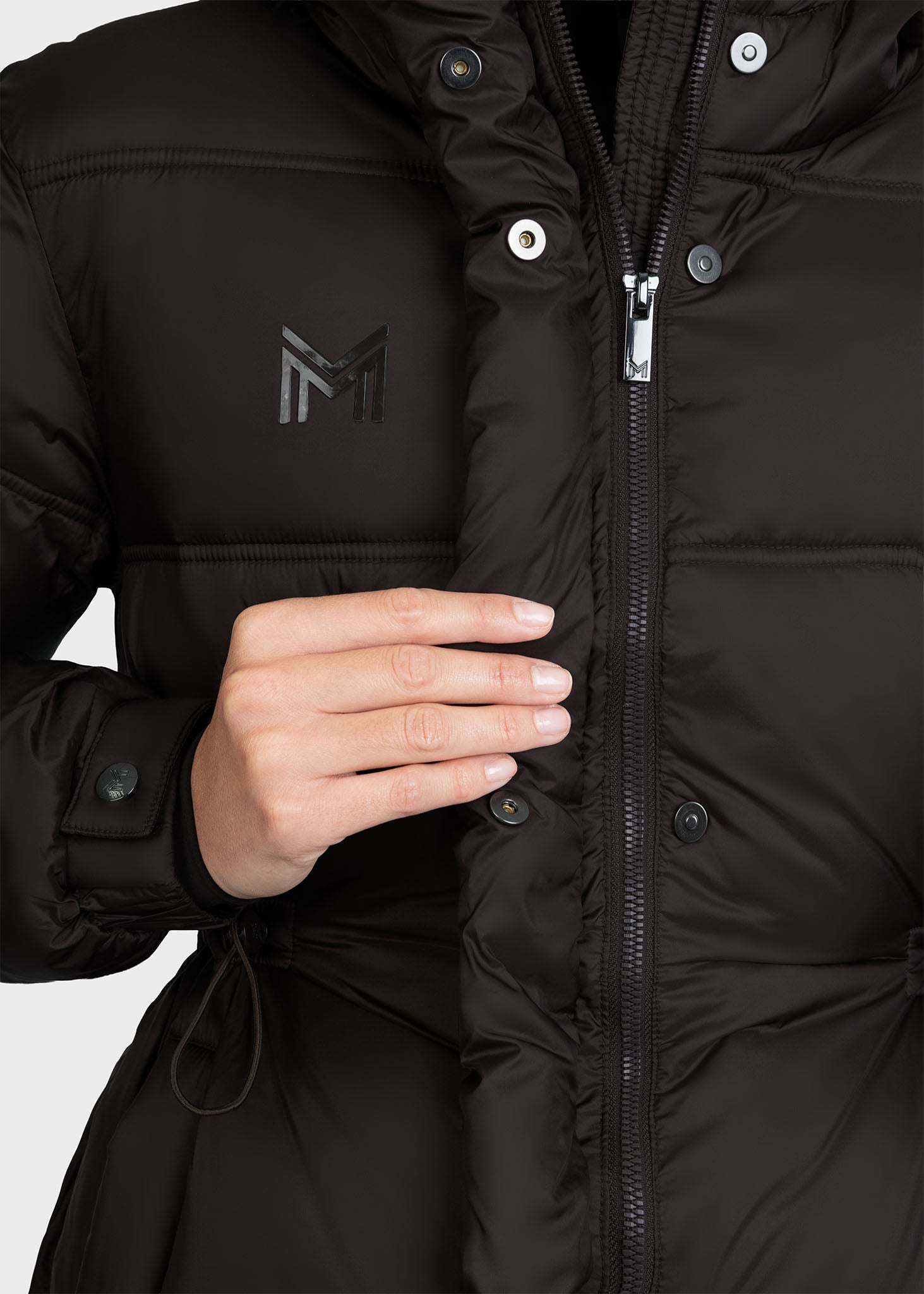 Aspen Puffer Jacket - Espresso