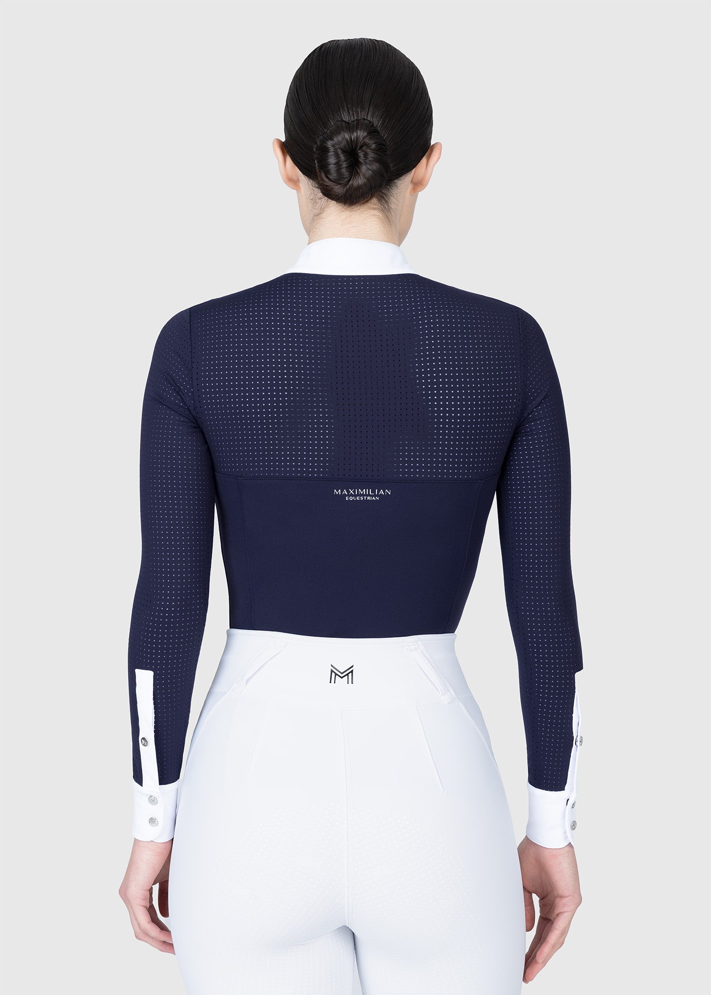 Grace Long Sleeve Show Shirt (Navy)
