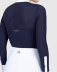 Grace Long Sleeve Show Shirt (Navy)