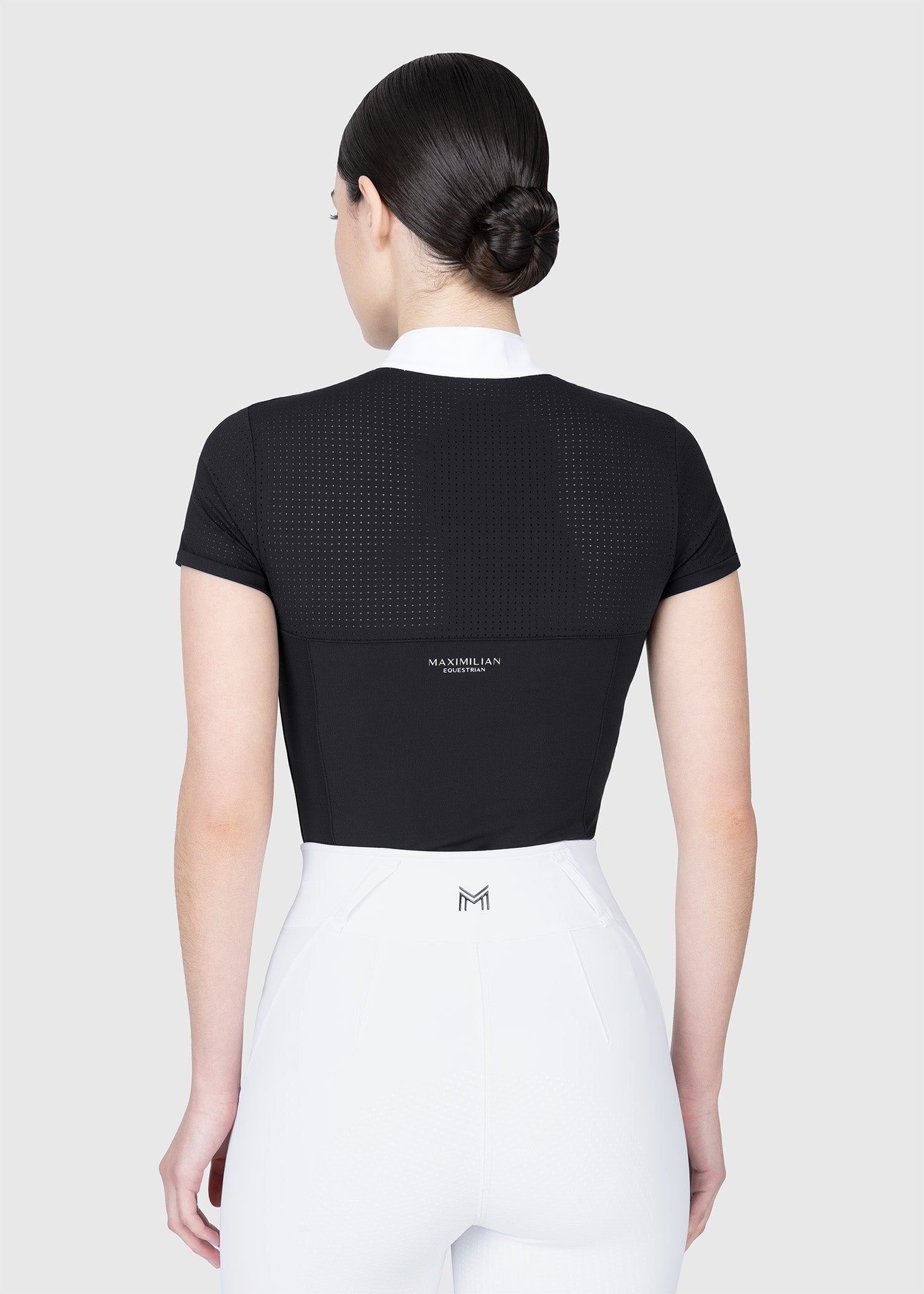 Grace Short Sleeve Show Shirt (Black)
