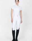 Grace Short Sleeve Show Shirt (White)