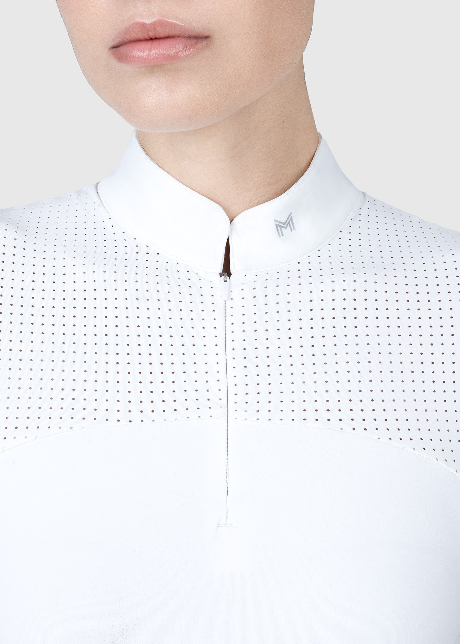 Grace Short Sleeve Show Shirt (White)