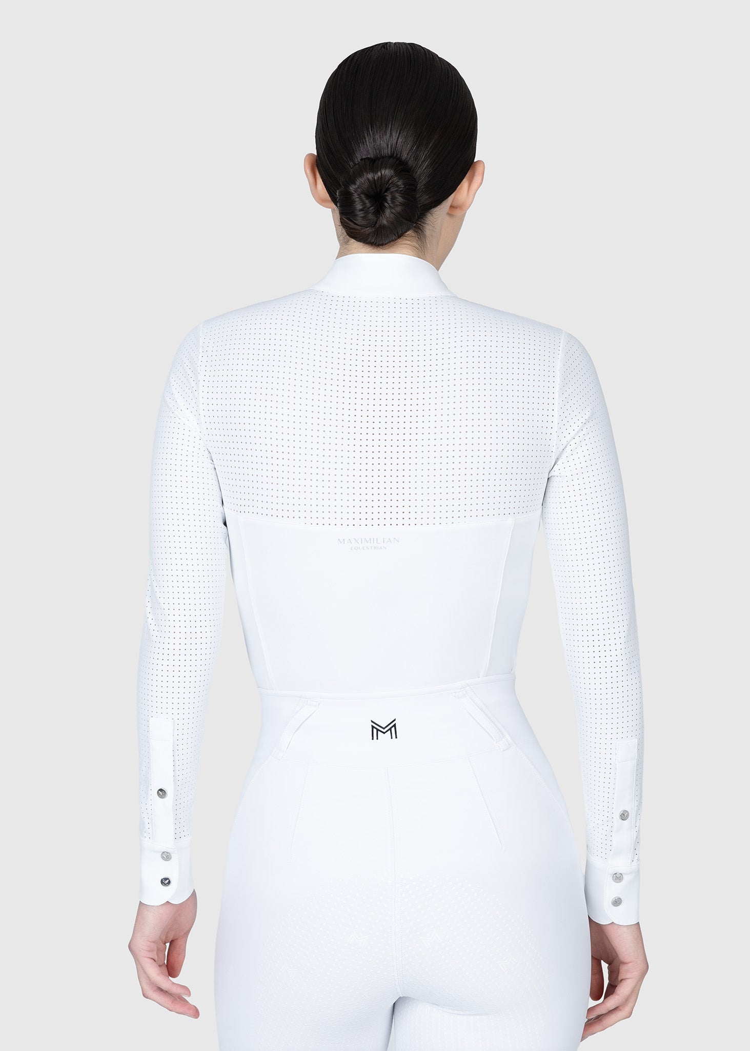 Grace Long Sleeve Show Shirt (White)