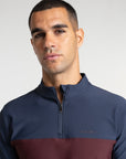 Kent Base Layer - Navy/Burgundy