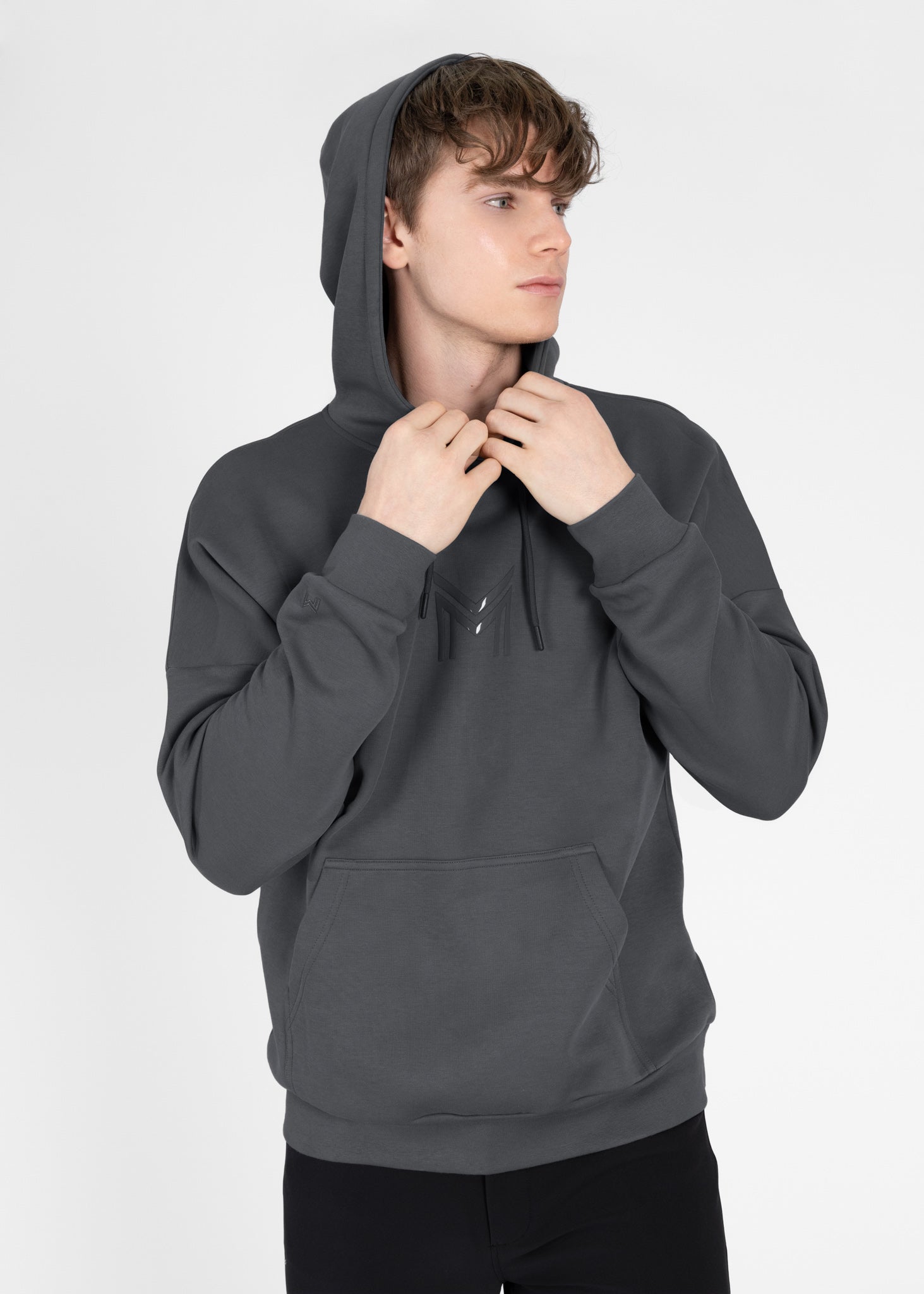 Icon Oversized Hoodie - Graphite