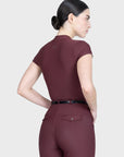 Velya Short Sleeve Base Layer - Rosewood