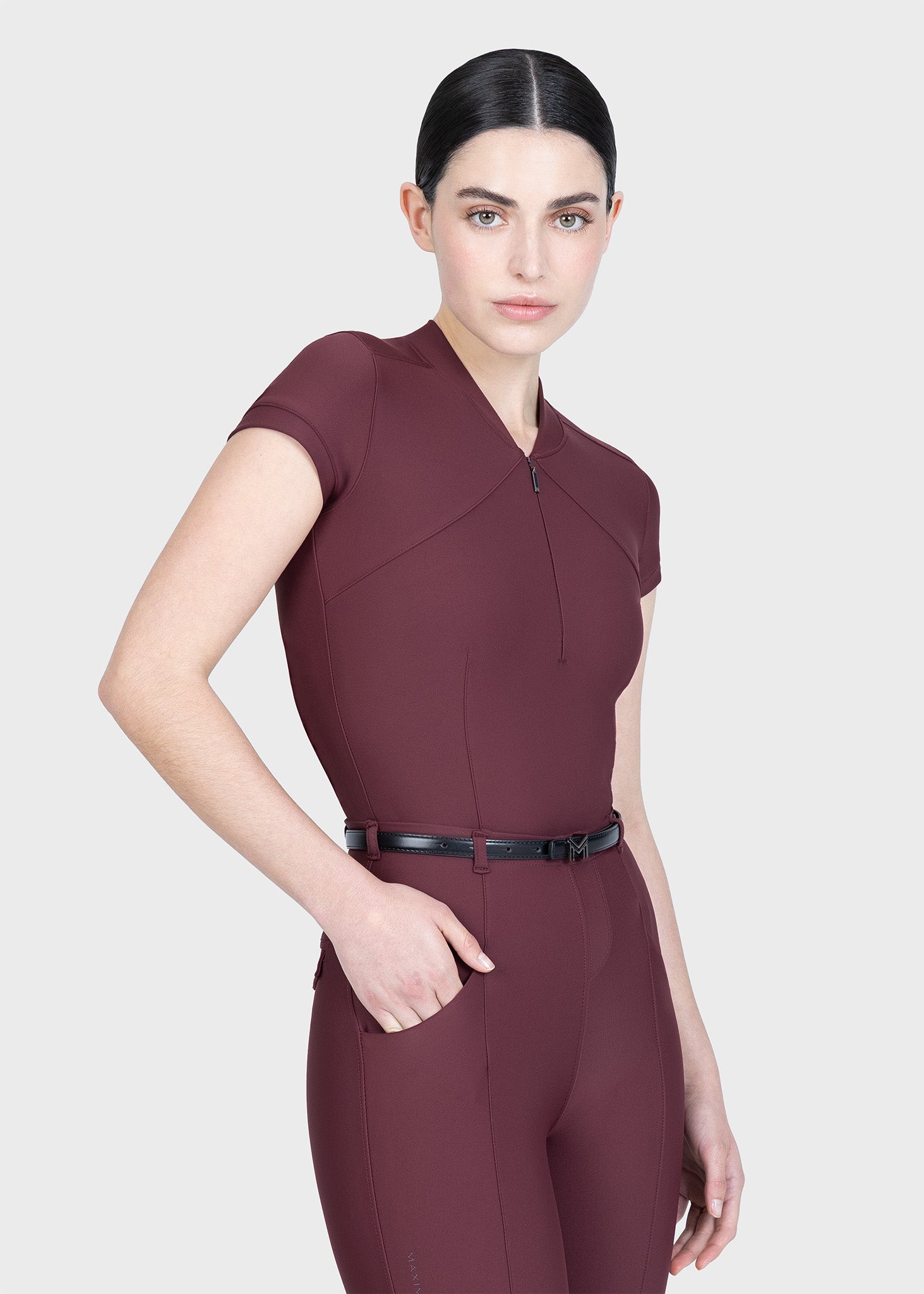 Velya Short Sleeve Base Layer - Rosewood