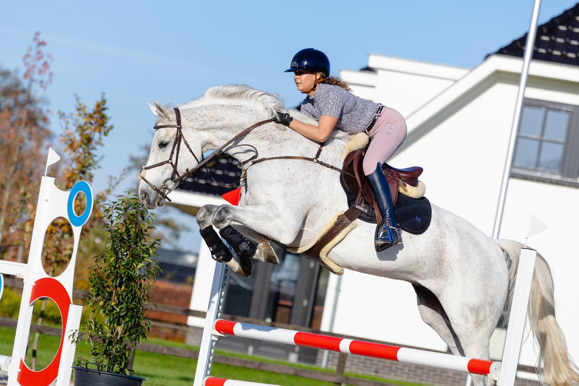 Short Sleeve Base Layer - Multilogo Blush Noir