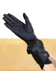 Ava Riding Gloves - Navy/Black