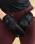 Ava Riding Gloves - Navy/Black