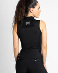 Sleeveless Base Layer - Black/Silver