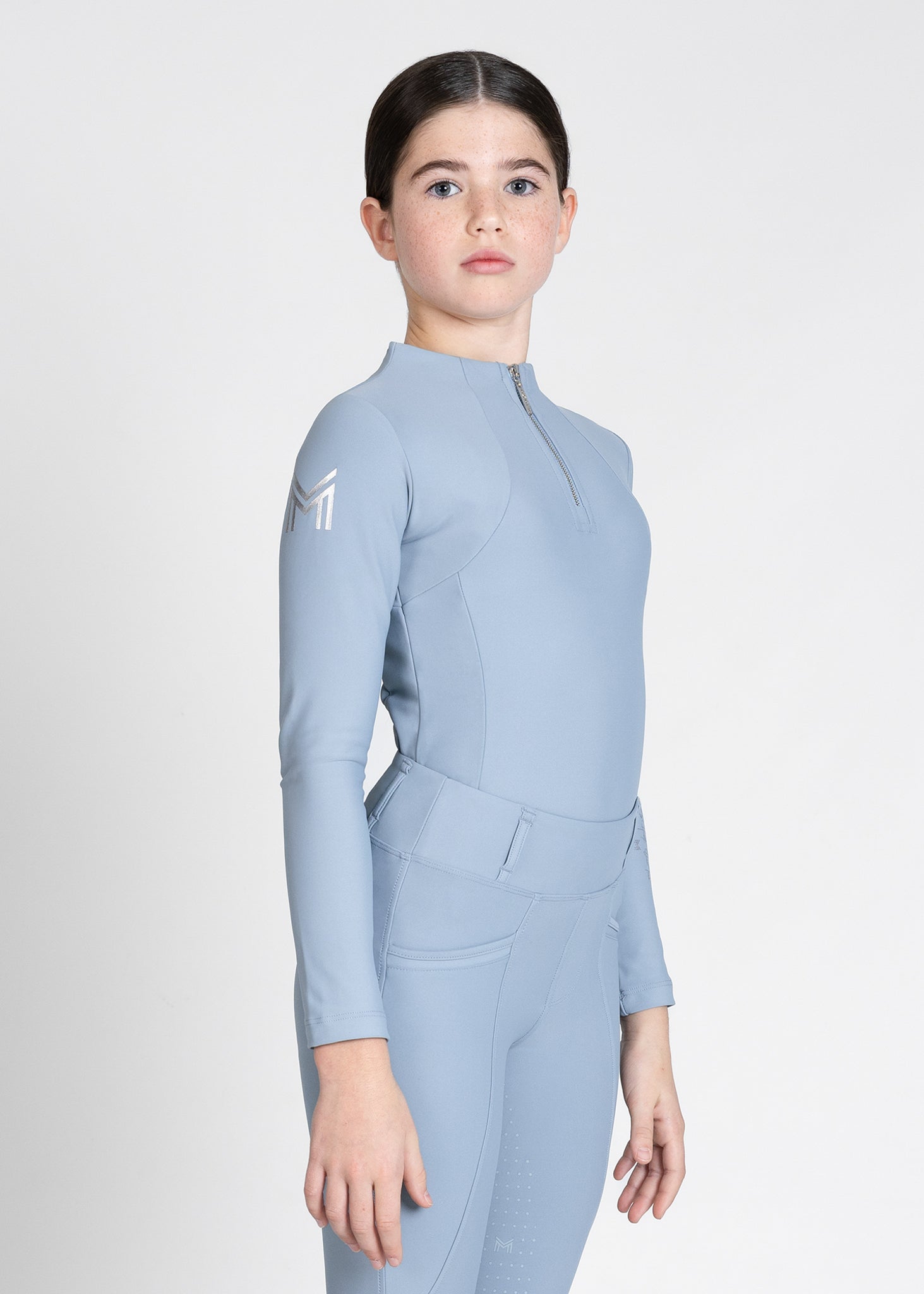 Young Riders - Long Sleeve Base Layer - Aqua