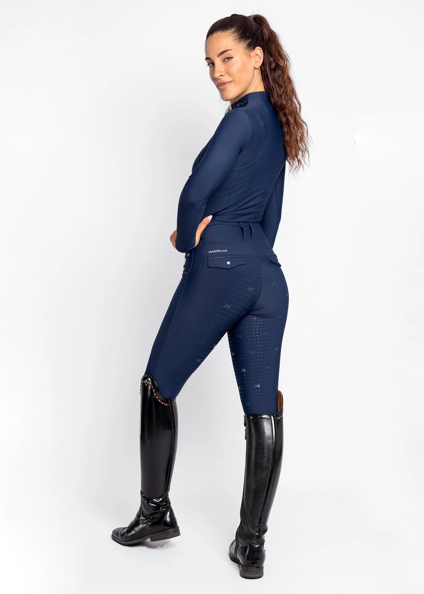 Pro Riding Leggings - Navy