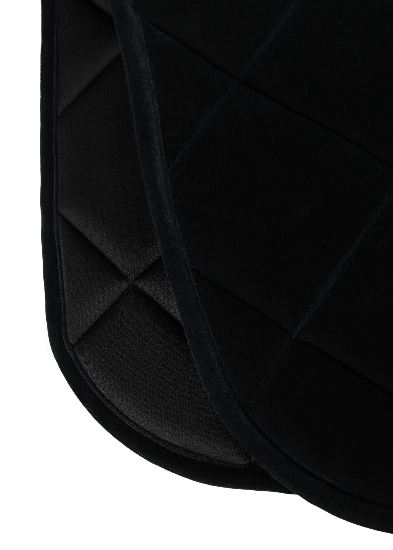 Saddle Pad - Dressage - Velvet (Black)