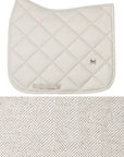 Saddle Pad - Dressage - Herringbone (Beige)