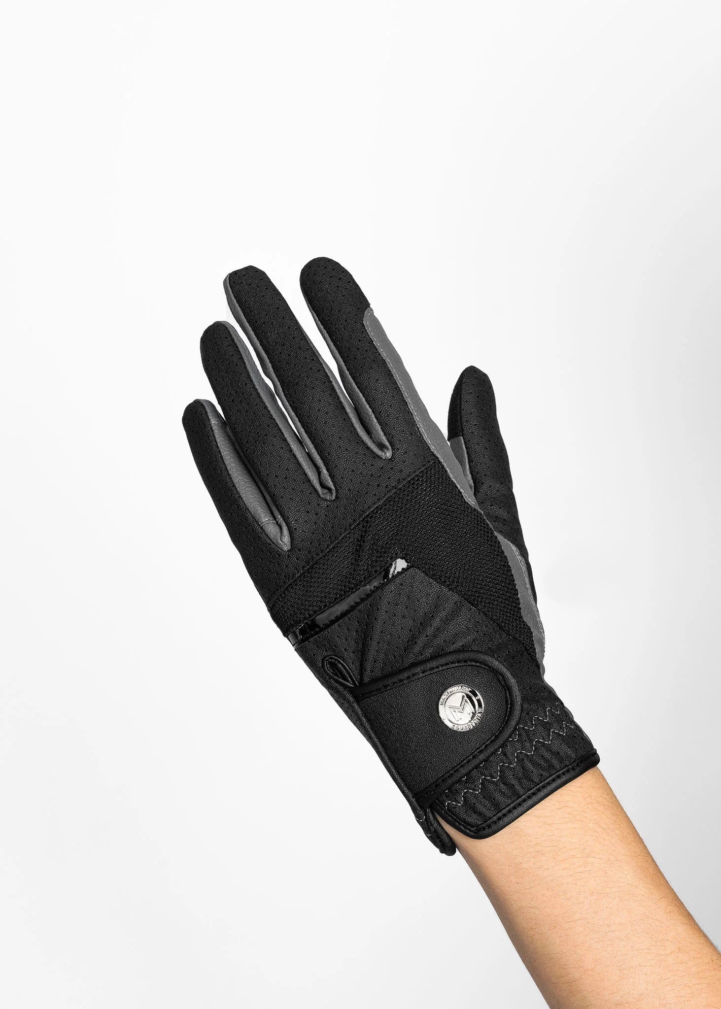 Max Riding Gloves - Black/Grey