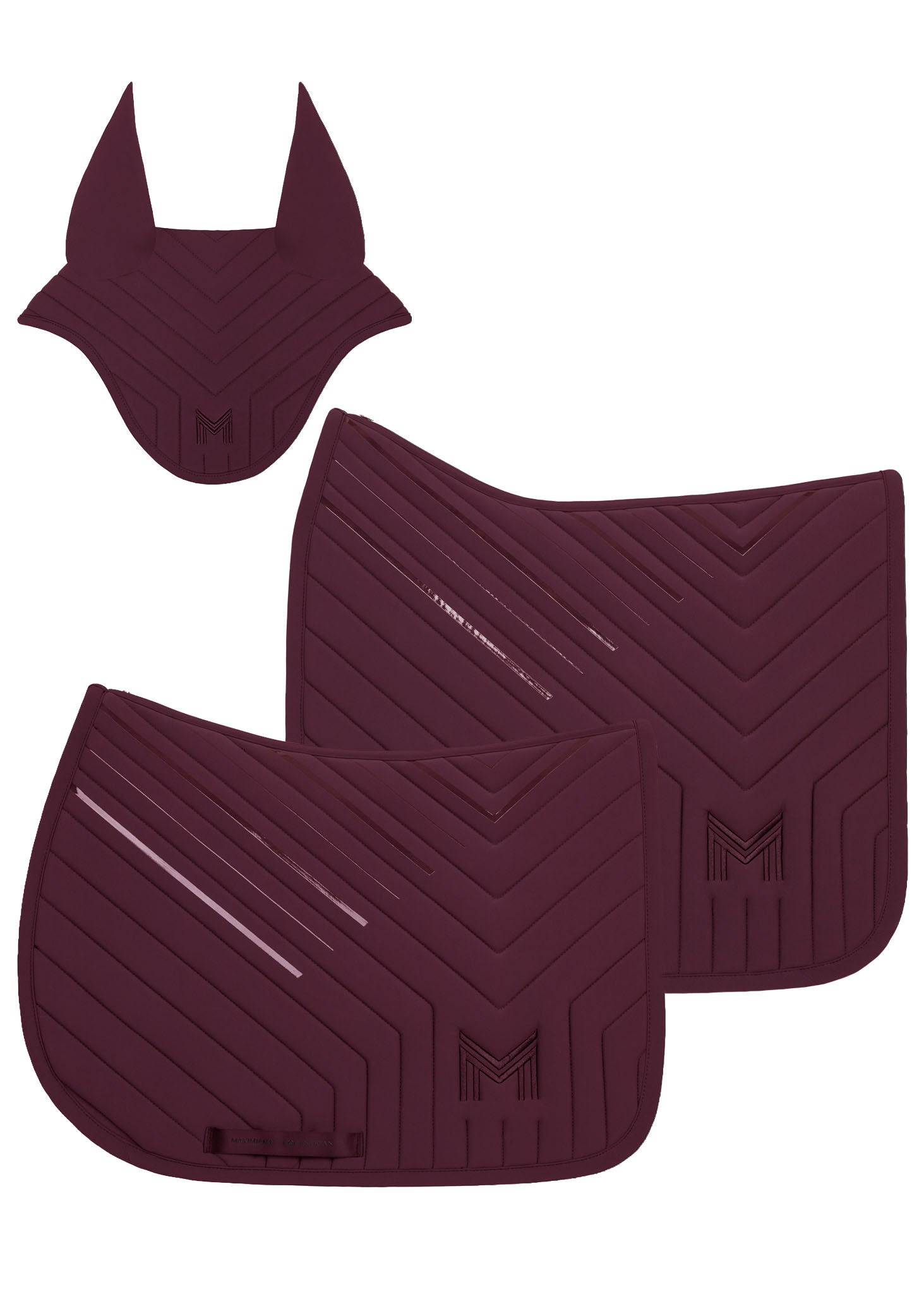 Saddle Pad - Dressage - Delta (Burgundy)