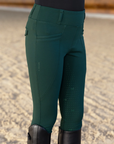Young Riders Winter - Pro Riding Leggings (Emerald)