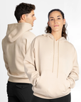 Icon Oversized Hoodie - Beige