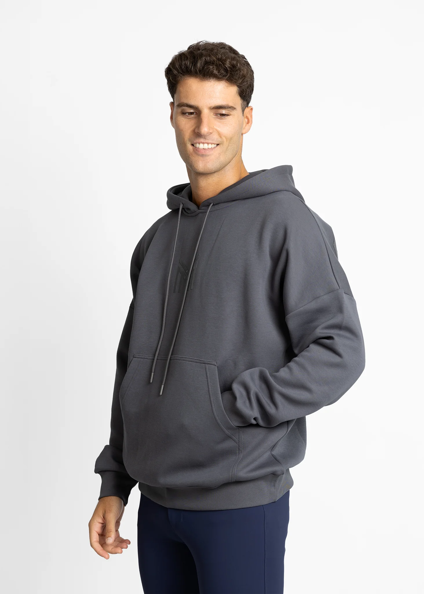 Icon Oversized Hoodie - Graphite