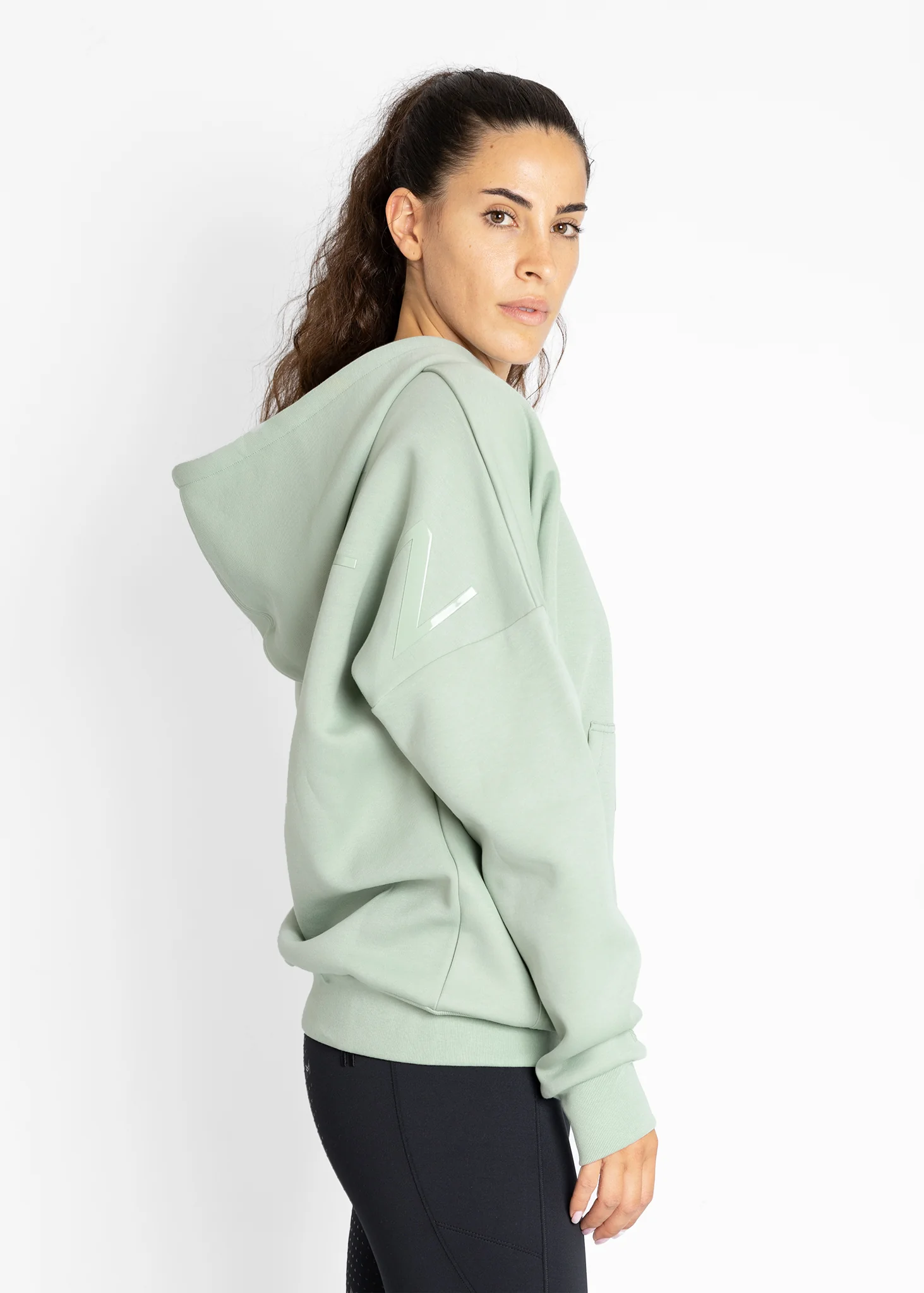 Icon Oversized Hoodie - Sage Green