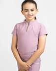 Young Riders - Short Sleeve Base Layer - Mauve