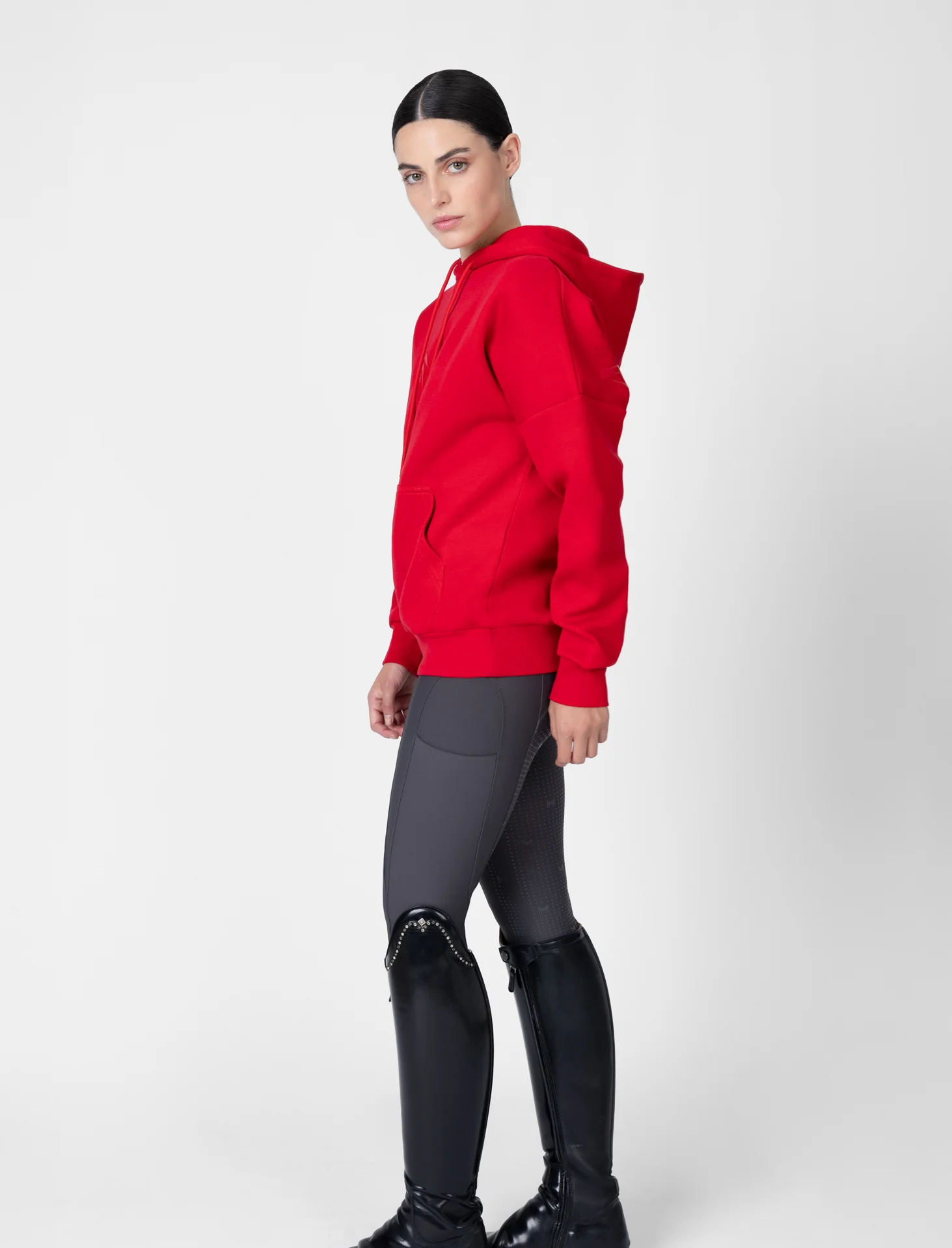 Icon Oversized Hoodie - Grenadine