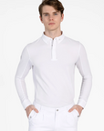 Long Sleeve Focus Competition Shirt - White