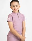 Young Riders - Short Sleeve Base Layer - Mauve