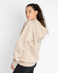 Icon Oversized Hoodie - Beige