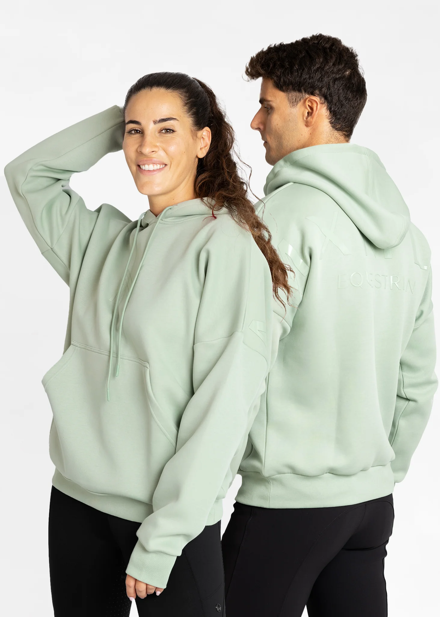 Icon Oversized Hoodie - Sage Green