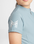 Young Riders - Short Sleeve Base Layer - Coastal Aqua