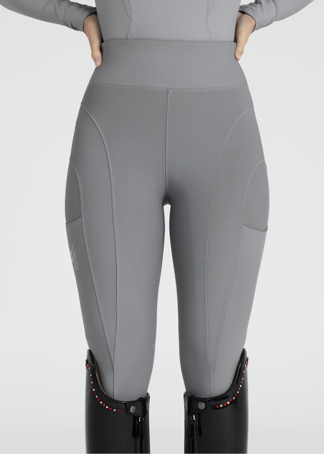 Outline Leggings - Titanium