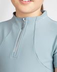 Young Riders - Short Sleeve Base Layer - Coastal Aqua