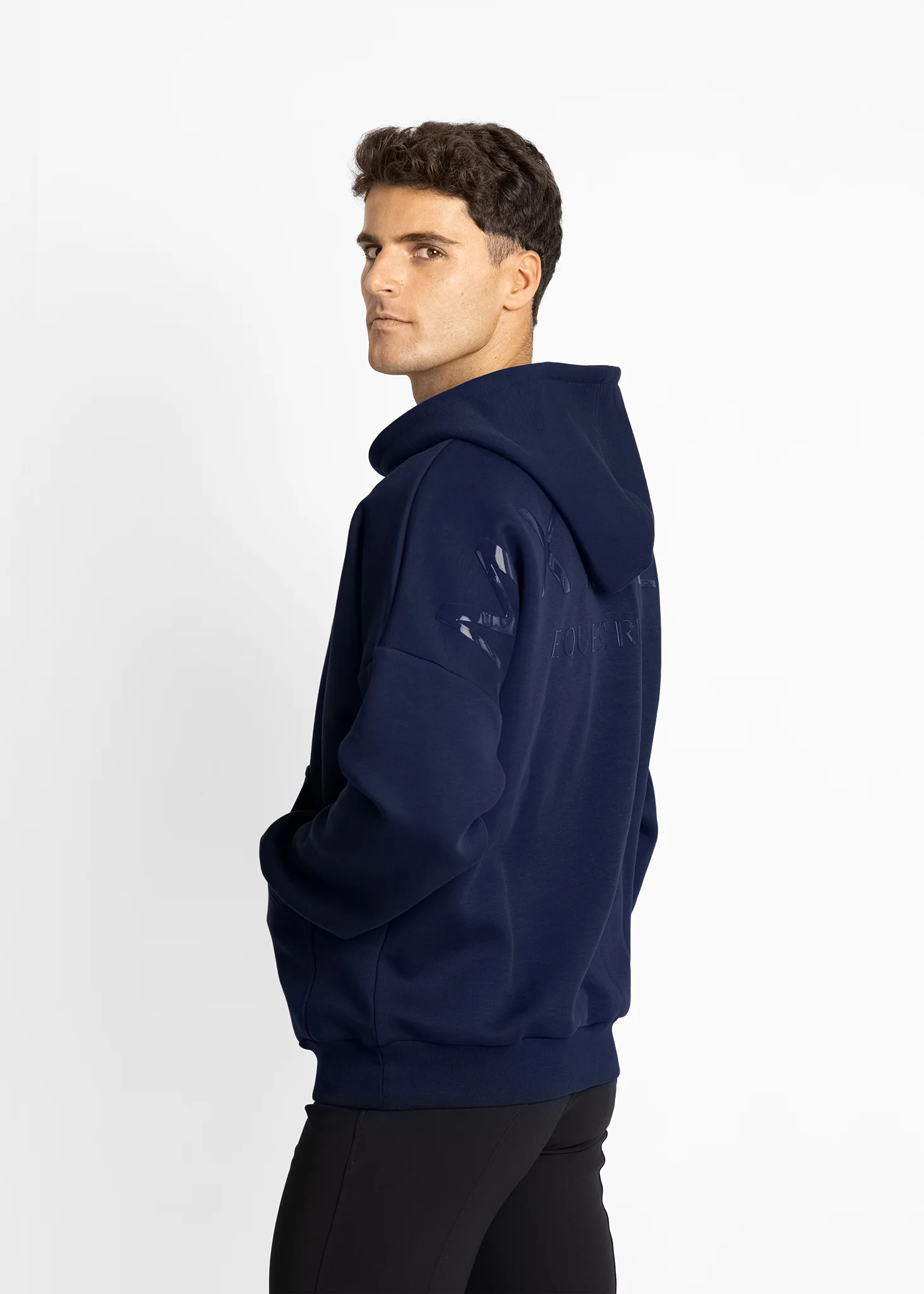 Icon Oversized Hoodie - Navy