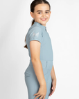 Young Riders - Short Sleeve Base Layer - Coastal Aqua