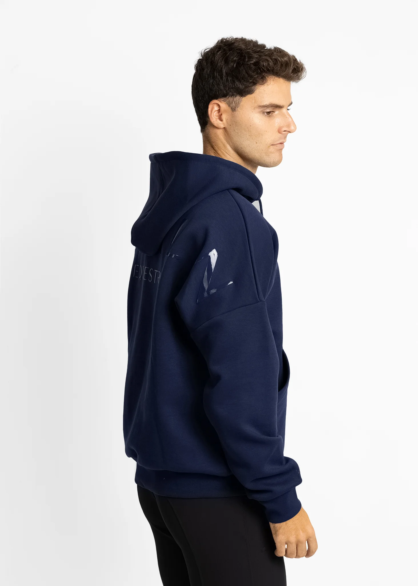 Icon Oversized Hoodie - Navy