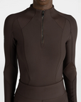 Long Sleeve Frame Base Layer - Chocolate