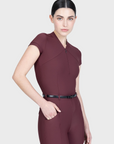 Halo Short Sleeve Base Layer - Rosewood