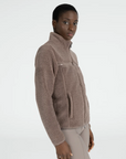 Ciara Teddy Jacket - Taupe