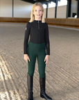 Young Riders Winter - Pro Riding Leggings (Emerald)