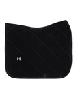 Saddle Pad - Dressage - Velvet (Black)