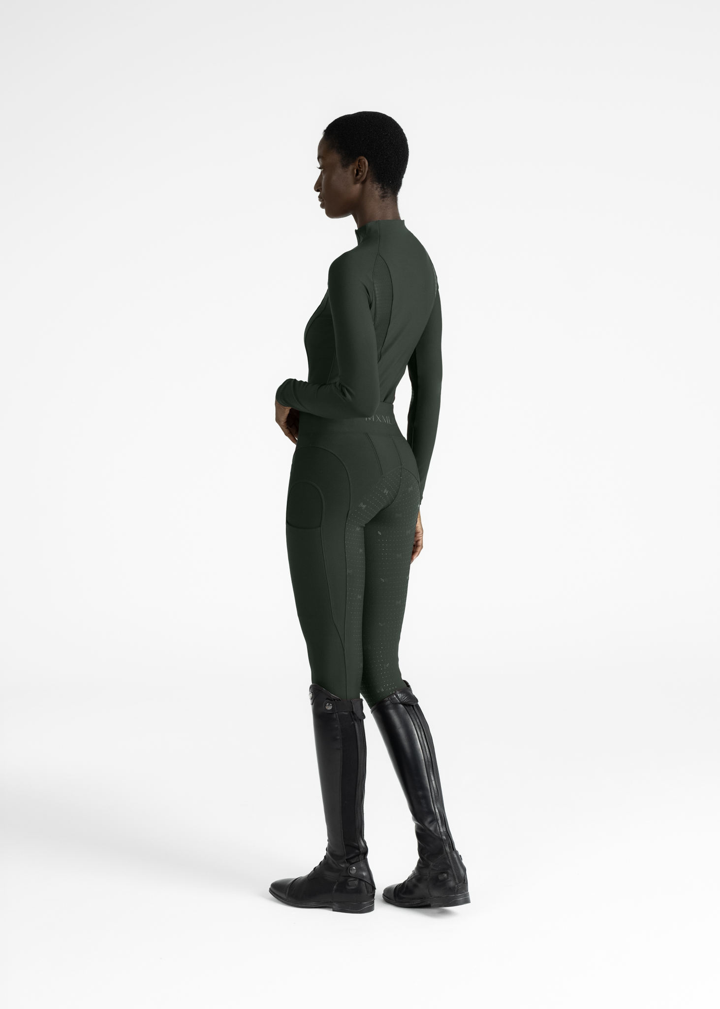 Outline Leggings - Hunter Green